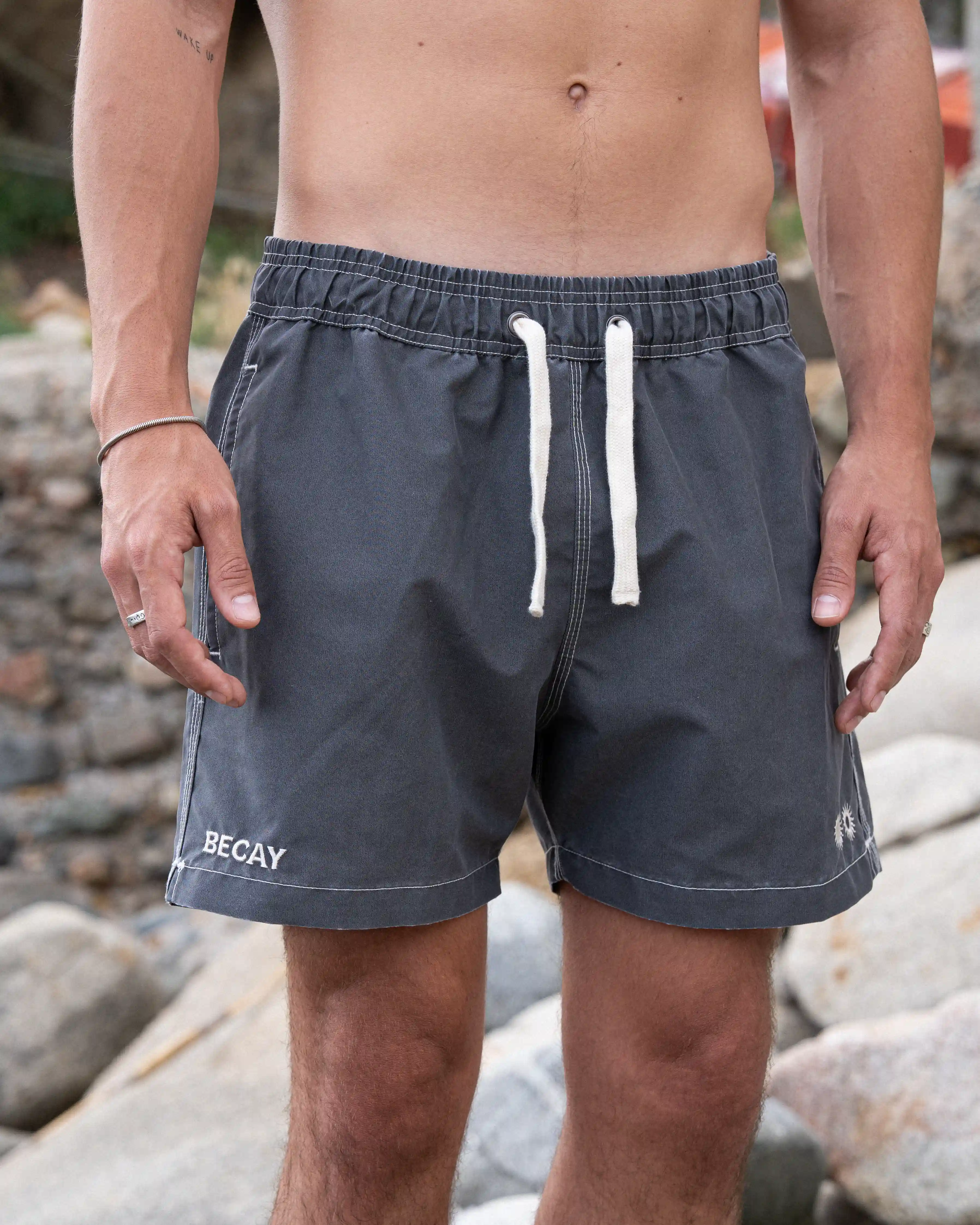 Cala Swim Trunks Gray - Image 10