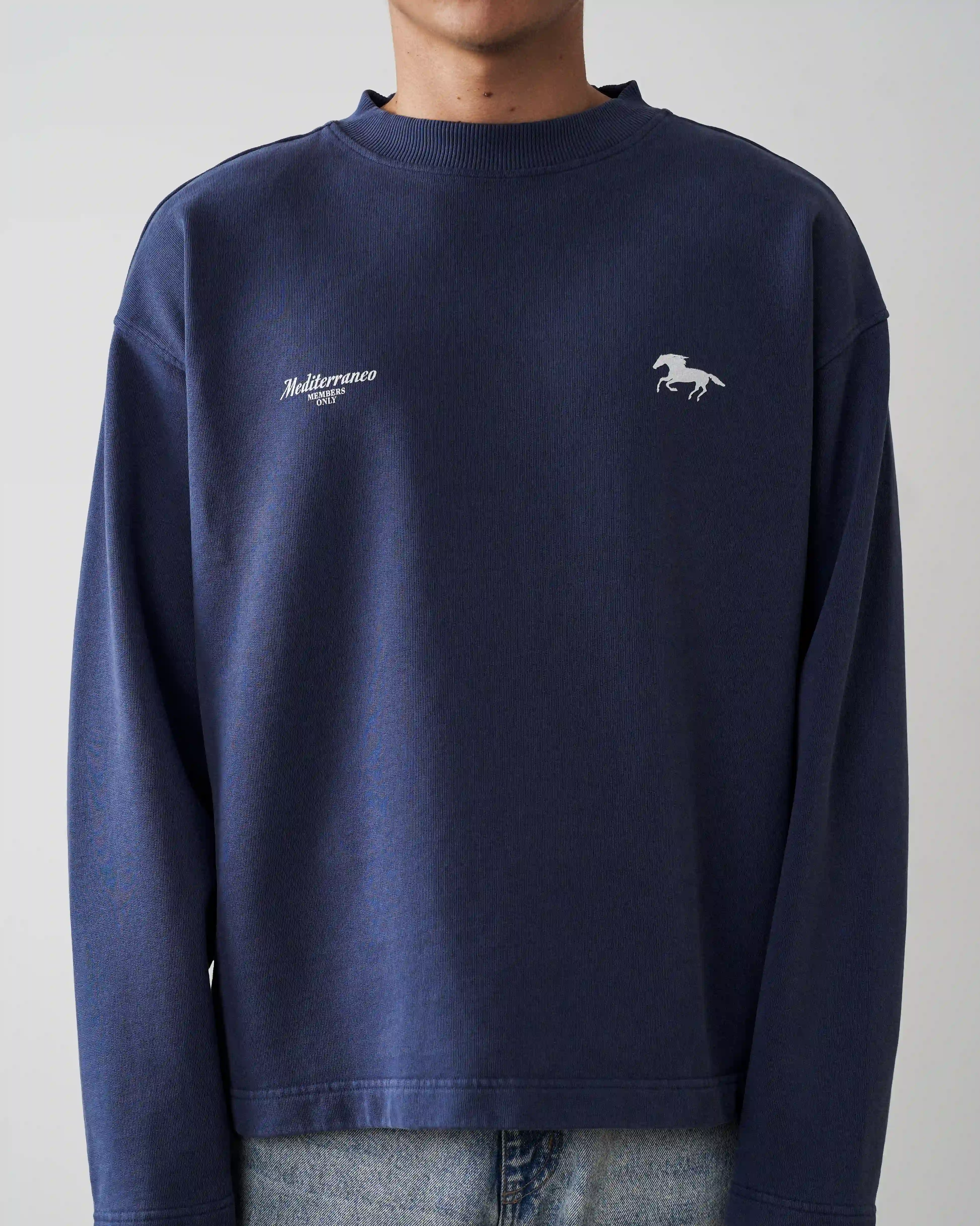 Horse Crewneck Blue - Image 5